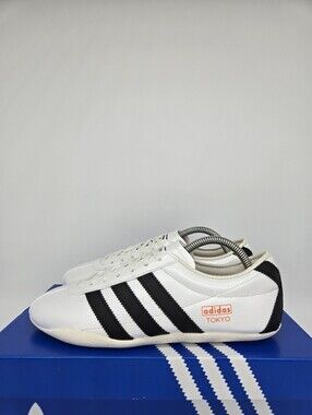 adidas Women's Tokyo IH6609 Zero Metalic Black Off White Shoes Size 7